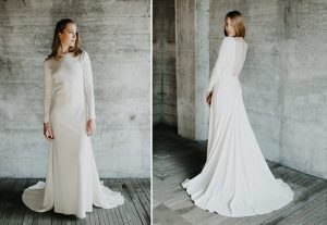 minimalist wedding dress 